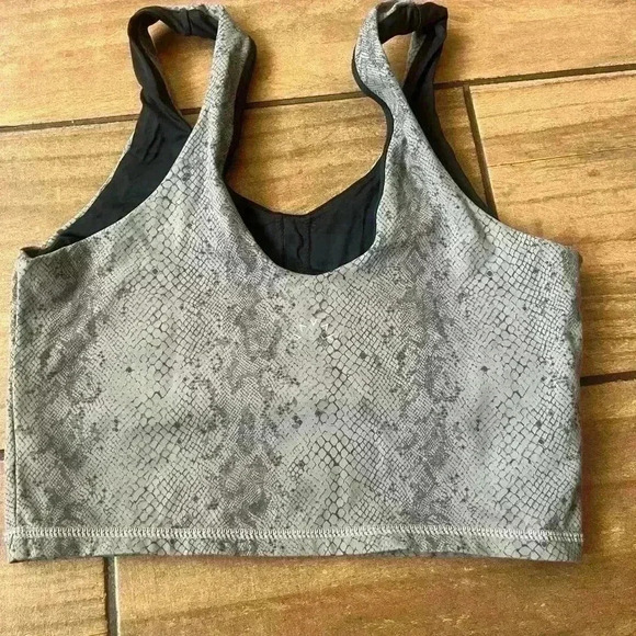 Varley Python Grey Print Tank Top Small - Picture 1 of 3